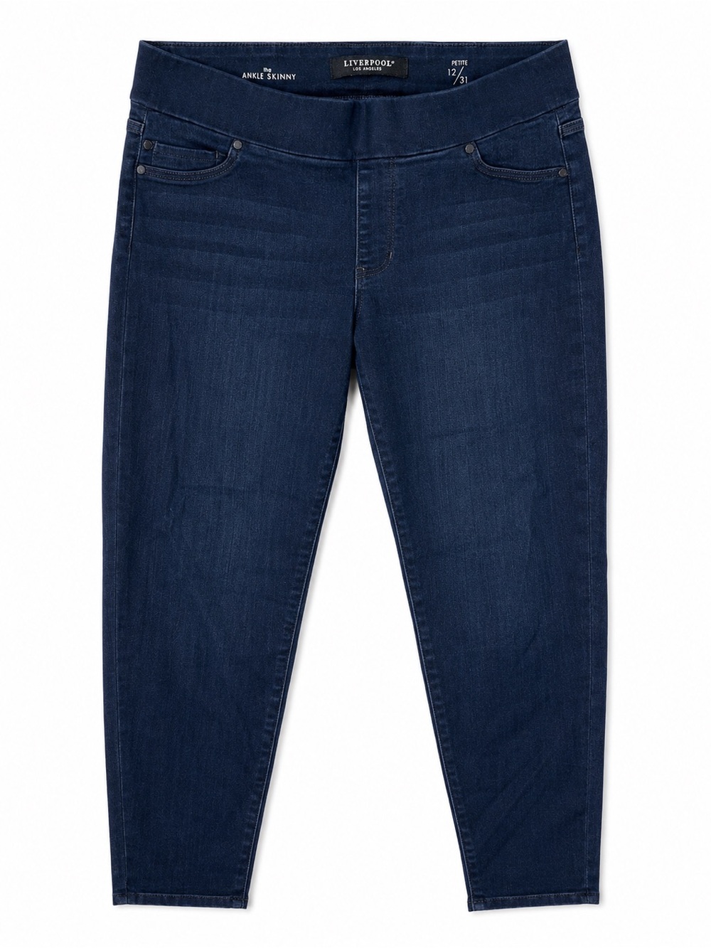 Liverpool Ankle Skinny Jeans in Dark Indigo